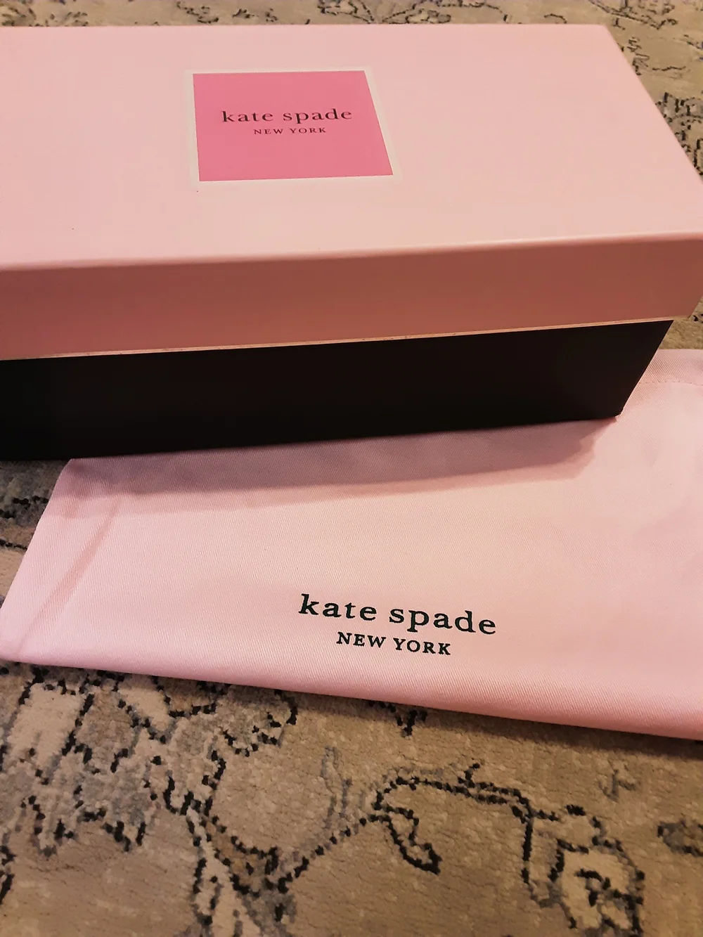 Kate Spade Shoe Box & Dust Bag